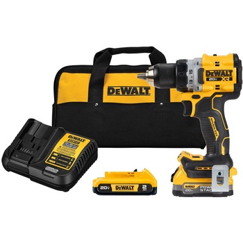 Dewalt 20V XR Brushless Lithium-Ion 1/2 in. Cordless Drill Driver Kit with 2 Batteries (2 Ah)