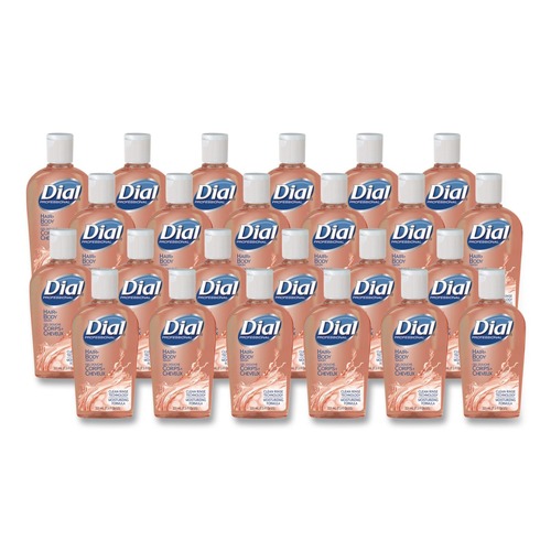 Cleaning & Janitorial Supplies | Dial Professional 04014 7.5 oz. Hair and Body Wash - Neutral Scent (24/Carton) image number 0