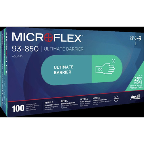 Disposable Gloves | MicroFlex 93850060-CASE Disposable Nitrile Gloves - XS image number 0