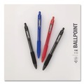Pens | Zebra 20710 Z-Grip Medium 0.7 mm Recycled Retractable Ballpoint Pen - Black Ink/Black Barrel (1-Dozen) image number 1