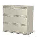  | Alera 25504 42 in. x 18.63 in. x 40.25 in. 3 Legal/Letter/A4/A5 Size Lateral File Drawers - Putty image number 2