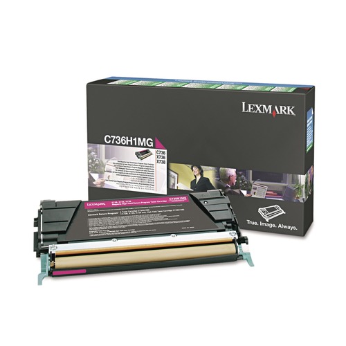 Lexmark Return Program 10,000 Page-Yield High-Yield Toner - Magenta