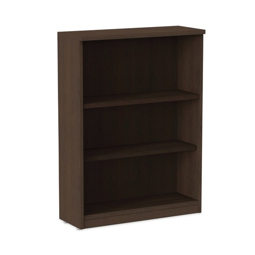  | Alera ALEVA634432ES 31.75 in. x 14 in. x 39.38 in. Valencia Series 3-Shelf Bookcase - Espresso image number 0