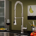 Fixtures | American Standard 4332.350.075 Pekoe 1-Handle Semi-Professional Kitchen Faucet (Stainless Steel) image number 4