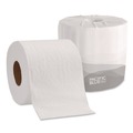 Cleaning & Janitorial Supplies | Georgia Pacific Professional 19885 2-Ply Septic Safe Pacific Blue Basic Embossed Bathroom Tissue - White (80 Rolls/Carton) image number 3