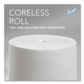Toilet Paper | Scott 04007 Essential Coreless SRB Septic Safe 2-Ply Bathroom Tissue - White (36/Carton) image number 4
