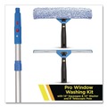 Cleaning Tools | Gritt Commercial GRI1376F143PK Pro Window Washing Kit with Squeegee, Washer and 6 ft Telescopic Pole, 14-in Wide, 3/Kit image number 8