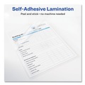 Office Jansan | Avery 73601 9 in. x 12 in. 3 mil Self-Adhesive Laminating Sheets - Matte Clear (50/Box) image number 5