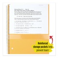  | Five Star 06208 11 in. x 8.5 in. 5-Subject Medium/College Rule Wirebound Notebook with 8 Pockets - Assorted Cover (200 Sheets) image number 7