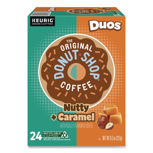 Bulk Savings Pricing 2 | The Original Donut Shop 5000361499 0.34 oz K-Cup - Nutty Plus Caramel (24/Box) image number 0