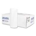 Trash Bags | Inteplast Group S386017N 60 gal. 17 microns 38 in. x 60 in. High-Density Interleaved Commercial Can Liners - Clear (25 Bags/Roll, 8 Rolls/Carton) image number 3