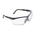 Eye Protection | Honeywell Uvex S3200 Genesis Wraparound Safety Glasses - Black Plastic Frame/Clear Lens image number 0