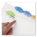 Office Jansan | Avery 11200 11 in. x 8.5 in. 5-Tab Insertable Style Edge Tab Plastic Dividers - Translucent (1-Set) image number 2