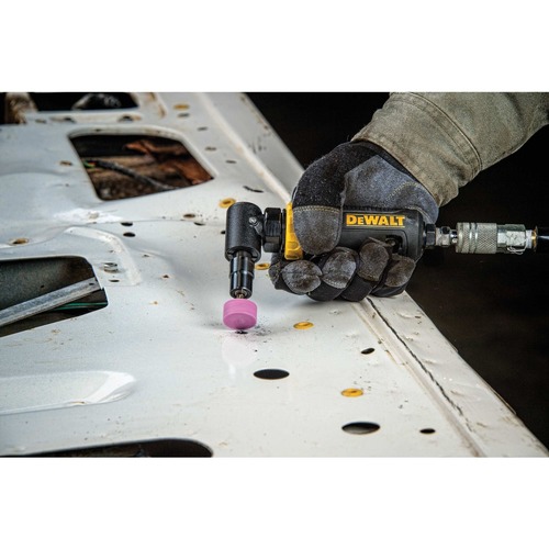 DEWALT Straight Pneumatic Die Grinder – 1/4 Inch Collet, Aluminum Body, Touch Control Trigger, Safety Throttle