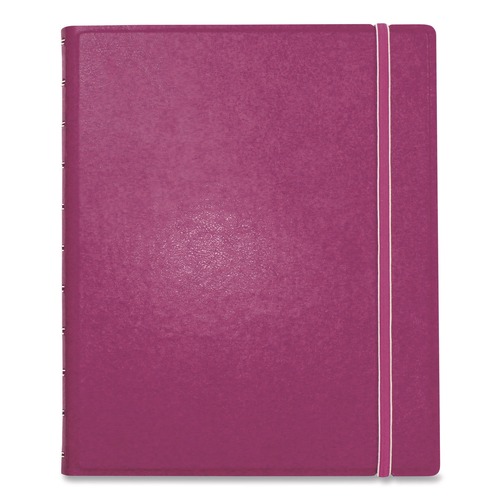 Calendars & Planners | Filofax C1811003 17-Month: Aug 2025 to Dec 2026 10.88 in. x 8.5 in. Soft Touch Planner - Fuchsia Cover image number 0