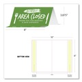 Floor Signs | Tabbies 79062 BeSafe Messaging 8 in. x 3.87 in. Table Top Tent Card - Green (10/Pack) image number 2