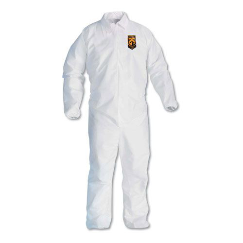 Office Jansan | Ansell KCC 44317 A40 Elastic-Cuff and Ankles Coveralls - White 4X-Large (25/Carton) image number 0
