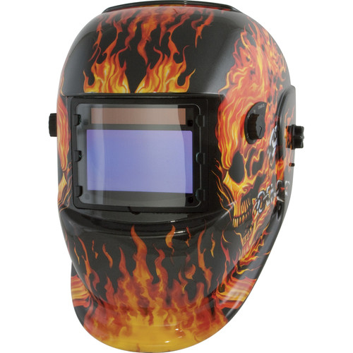 Welding Accessories | Titan 41266 Solar Powered Auto Dark Welding Helmet (Flame) image number 0