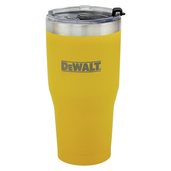 Dewalt 30 oz. Yellow Powder Coated Tumbler