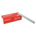  | Universal UNV79000 0.25 in. x 0.5 in. Standard Steel Chisel Point Staples (5000/Box) image number 1