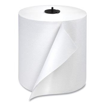 Tork 1-Ply 7.68 in. x 1150 ft. Paper Wiper Roll Towel - White (4/Carton)