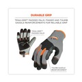 Work Gloves | Ergodyne 17046 ProFlex 710 Heavy-Duty Mechanics Gloves Gray 2X-Large Pair image number 4