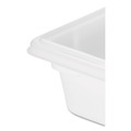  | Rubbermaid Commercial FG350900WHT 3.5 Gallon 18 in. x 12 in. x 6 in. Food Tote Box - White image number 2