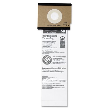 Sanitaire SD Premium Allergen Vacuum Bags with Arm and Hammer for SC9100 Series (10/Carton)