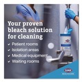 Cleaning & Janitorial Supplies | Clorox Healthcare 31424 6.75 in. x 9 in. 1-Ply Individual Bleach Germicidal Wipes - Unscented White (6/Carton) image number 7