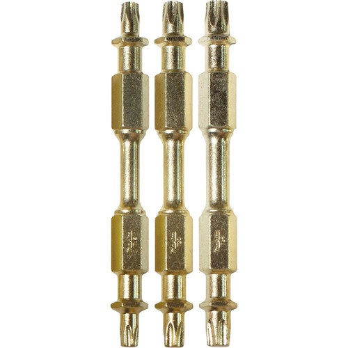 Bits and Bit Sets | Makita B-49616 Impact Gold 3 Pc Assorted 2-1/2 in. Torx Double-Ended Power Bits image number 0