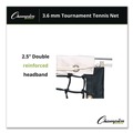 Toys | Champion Sports T200 42 ft. x 3.5 ft. 3.6 mm Double Braided Polyethylene Tournament Tennis Net image number 2