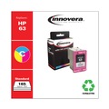Ink & Toner | Factory Reconditioned Innovera IVR63TRI 165 Page-Yield Remanufactured Ink Replacement for 63 (F6U61AN) - Tri-Color image number 1