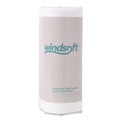 Paper Towels and Napkins | Windsoft WIN122085RL 11 in. x 8.5 in. 2-Ply Kitchen Roll Towels - White (1 Roll, 85 Towels/Roll) image number 0