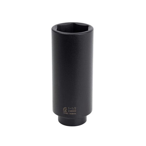 Impact Sockets | Sunex 248XD 1-Piece 1/2 in. Drive x 1-1/2 in. Extra Deep Impact Socket image number 0