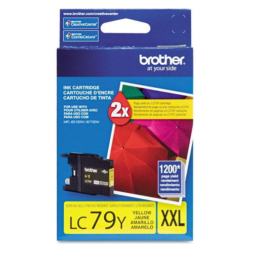 Ink & Toner | Brother LC79Y LC79Y Innobella 1,200 Page-Yield Super High-Yield Ink - Yellow image number 0