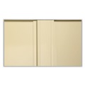 Office & Office Supplies | Tennsco 1480-CPY 36 in. x 24 in. x 72 in. Unassembled High Standard Cabinet - Putty image number 3