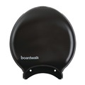 Paper Towels and Napkins | Boardwalk R2000BKBW 11 in. x 6.25 in. x 12.25 in. Single Jumbo Toilet Tissue Dispenser - Black image number 1