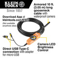Detection Tools | Klein Tools ET16 Borescope Digital Camera with LED Lights for Android Devices image number 6