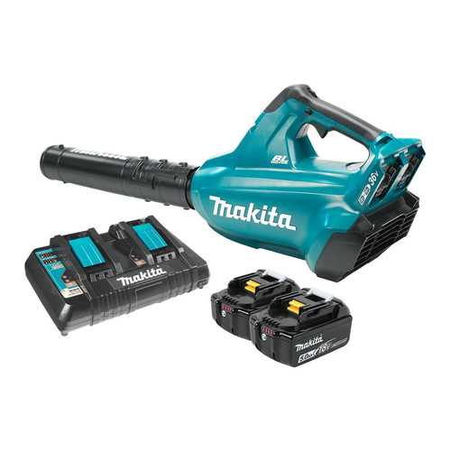 Leaf Blowers | Makita XBU02PT 18V X2 LXT Brushless Lithium-Ion Cordless Blower Kit with 2 Batteries (5 Ah) image number 0