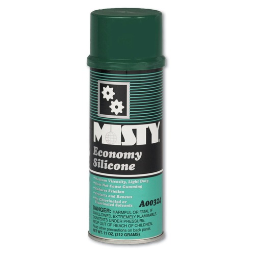 Adhesives and Lubricants | Misty 1002077 11 oz. Aerosol Can Economy Silicone Spray Lubricant (12/Carton) image number 0