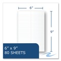 Notebooks & Pads | Roaring Spring 12102 6 in. x 9 in. 80-Sheets Gregg Rule Steno Pad - Brown Cover (72/Carton) image number 6