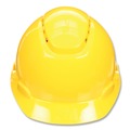 Hard Hats | 3M H-702SFV-UV SecureFit H-Series 4-Point Pressure Diffusion Ratchet Suspension H-700 Vented Cap with UV Indicator Hard Hats - Yellow image number 0