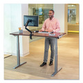 Office Desks & Workstations | Fellowes Mfg Co. 9650401 Levado 48 in. x 24 in. Laminated Table Top - Mahogany image number 4