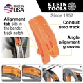 Klein Tools 51606 1/2 in. EMT Aluminum Conduit Bender with Angle Setter image number 2