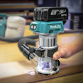 Compact Routers | Makita XTR01T8J 18V LXT Lithium-Ion Brushless Cordless Compact Router Starter Kit (5.0Ah) image number 12
