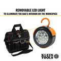 Cases and Bags | Klein Tools 55431 Tradesman Pro Lighted Tool Bag image number 8