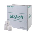 Toilet Paper | Windsoft WIN2240B 2-Ply Septic Safe Individually Wrapped Rolls Bath Tissue - White (96 Rolls/Carton) image number 3