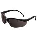  | MCR Safety KD112 Klondike Safety Glasses - Matte Black Frame Gray Lens (12/Box) image number 4