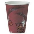 Early Labor Day Sale | SOLO OF8BI-0041 8 oz. Paper Bistro Design Hot Drink Cups - Maroon (500/Carton) image number 0