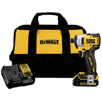 DEWALT REMODELING TOOLS | Dewalt DCF809C1 ATOMIC 20V MAX Brushless Lithium-Ion 1/4 in. Cordless Impact Driver Kit (1.5 Ah)